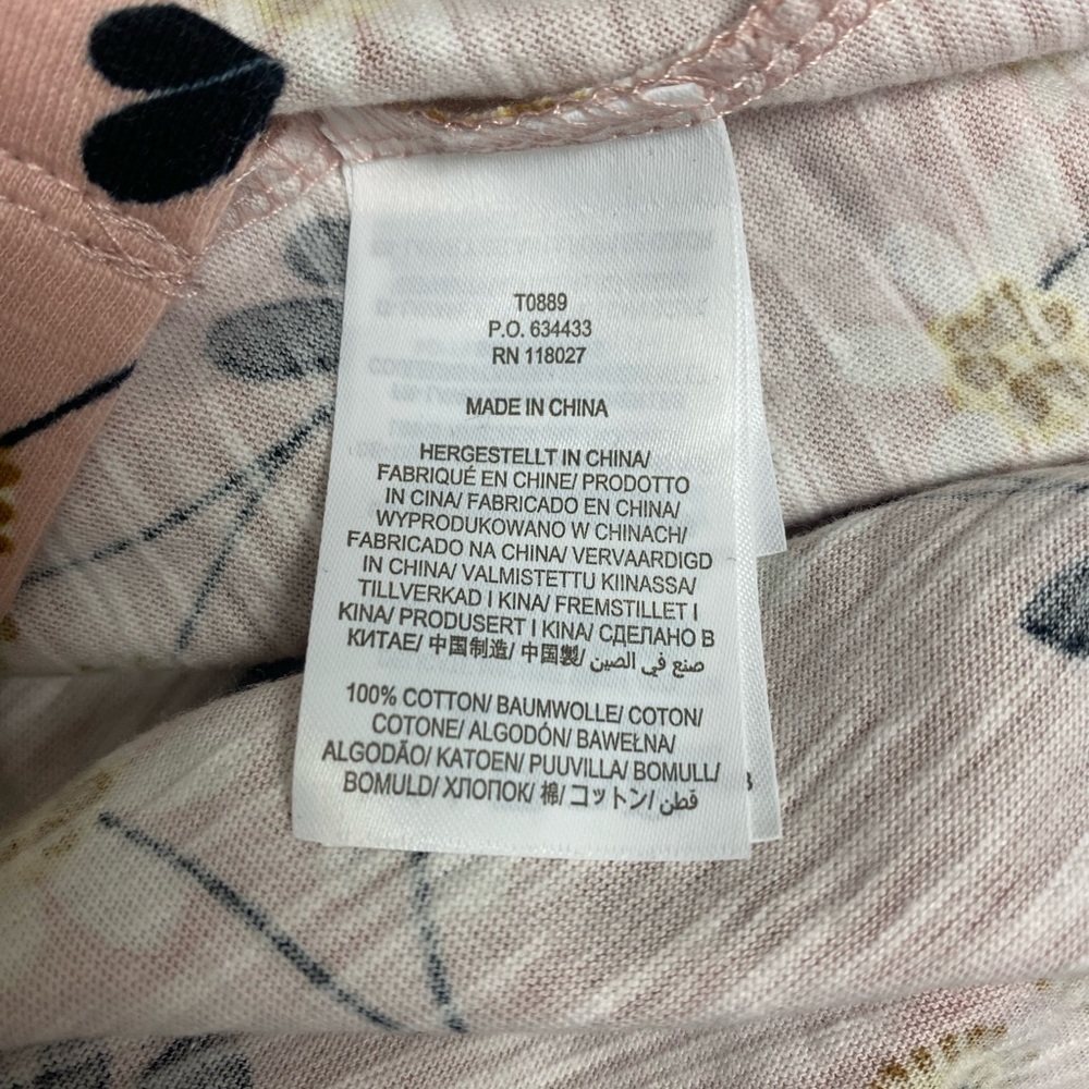 NWT Boden Dusty Rose Floral Ruffle Front Shirt Size 6R - Picture 10 of 10